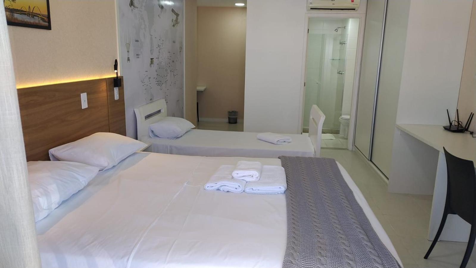 Apt Particular em Hotel frente Conj Nacional Shopping Brasília Exterior foto